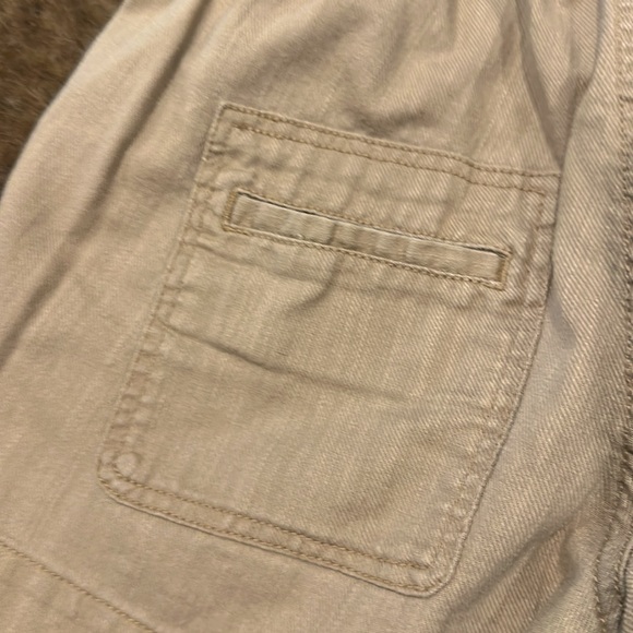 Cute and comfy tie waist shorts in dark tan - Picture 7 of 8
